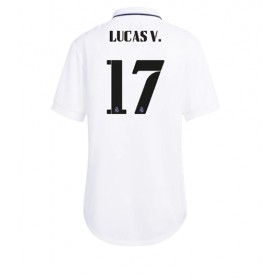 Damen Fußballbekleidung Real Madrid Lucas Vazquez #17 Heimtrikot 2022-23 Kurzarm